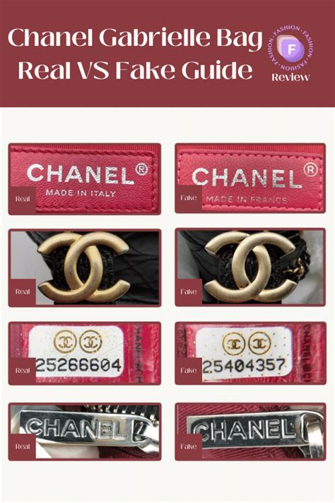 chanel gabrielle bag fake vs real